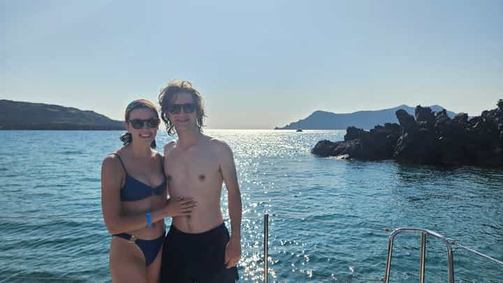 Us on the boat!