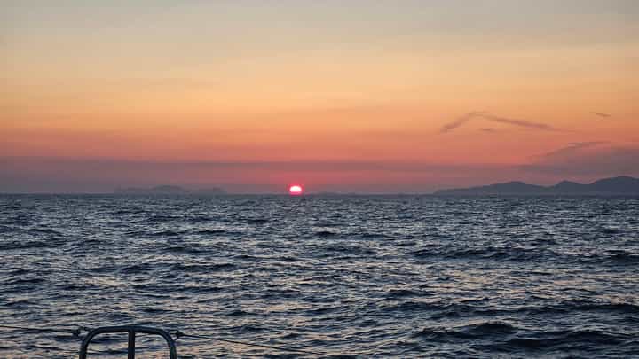 Our sunset view.