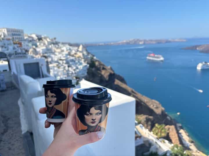 A more beautiful view for our morning coffee.
