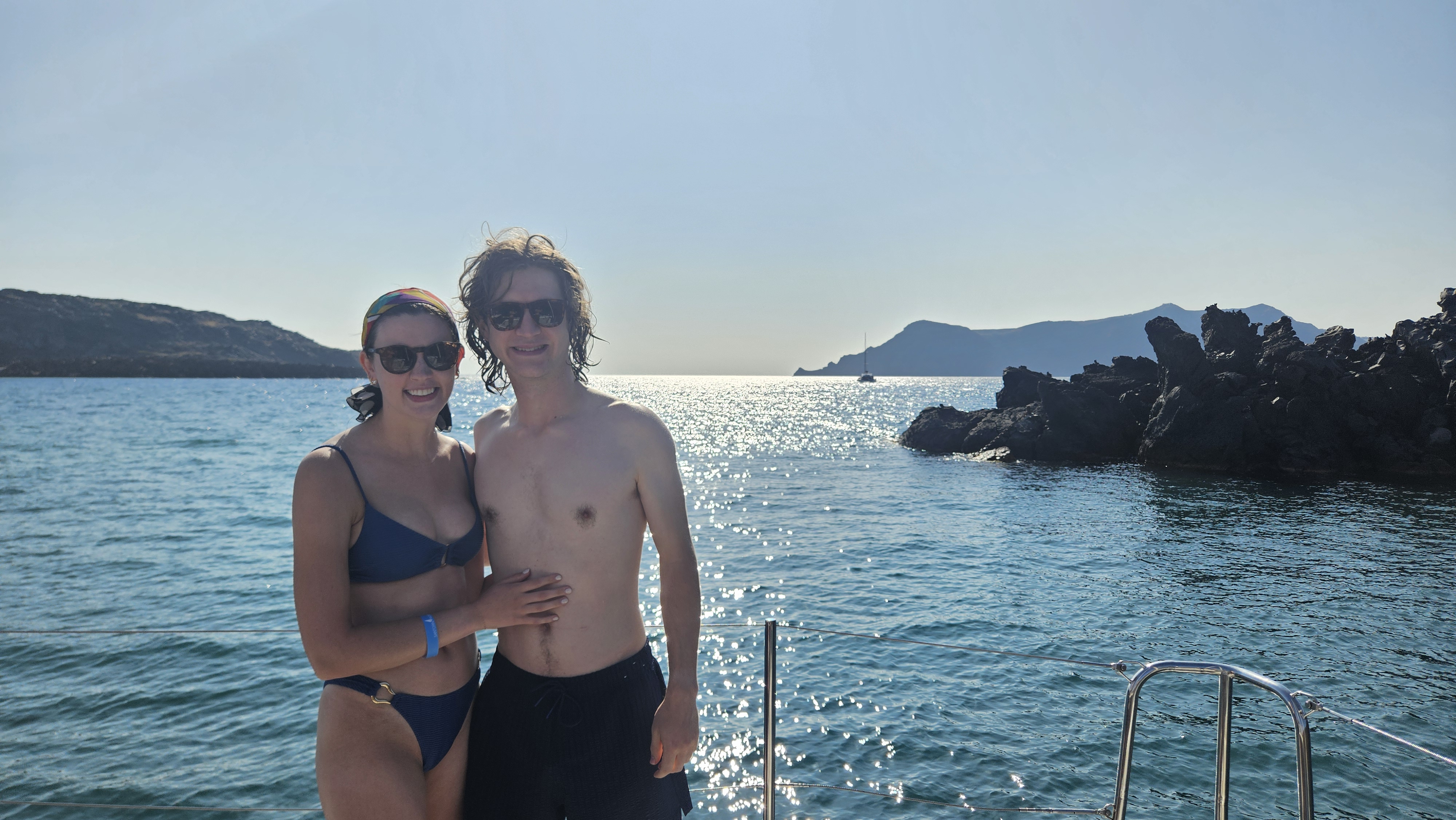 Us on the boat!