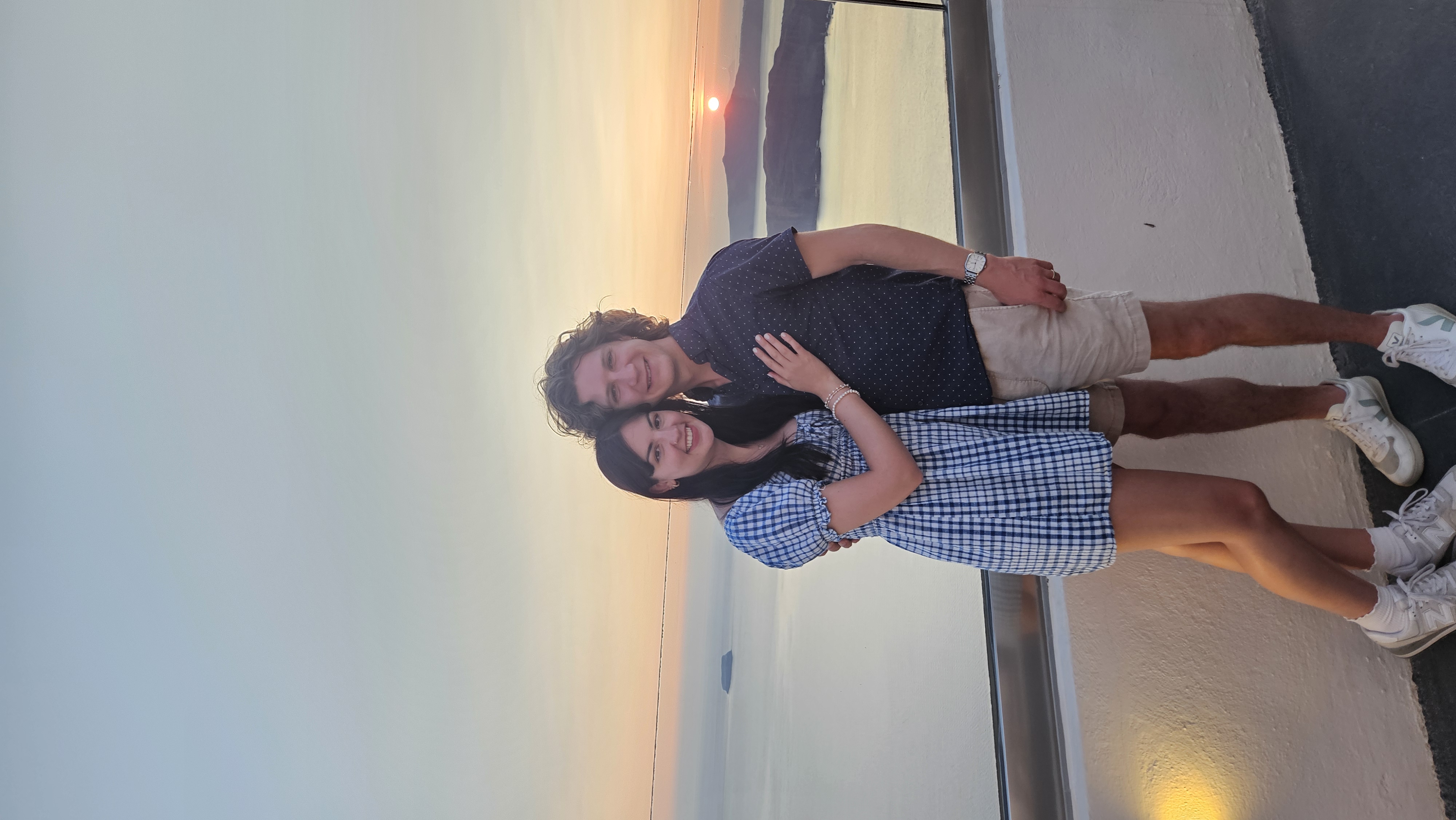 Us at Santo wines!