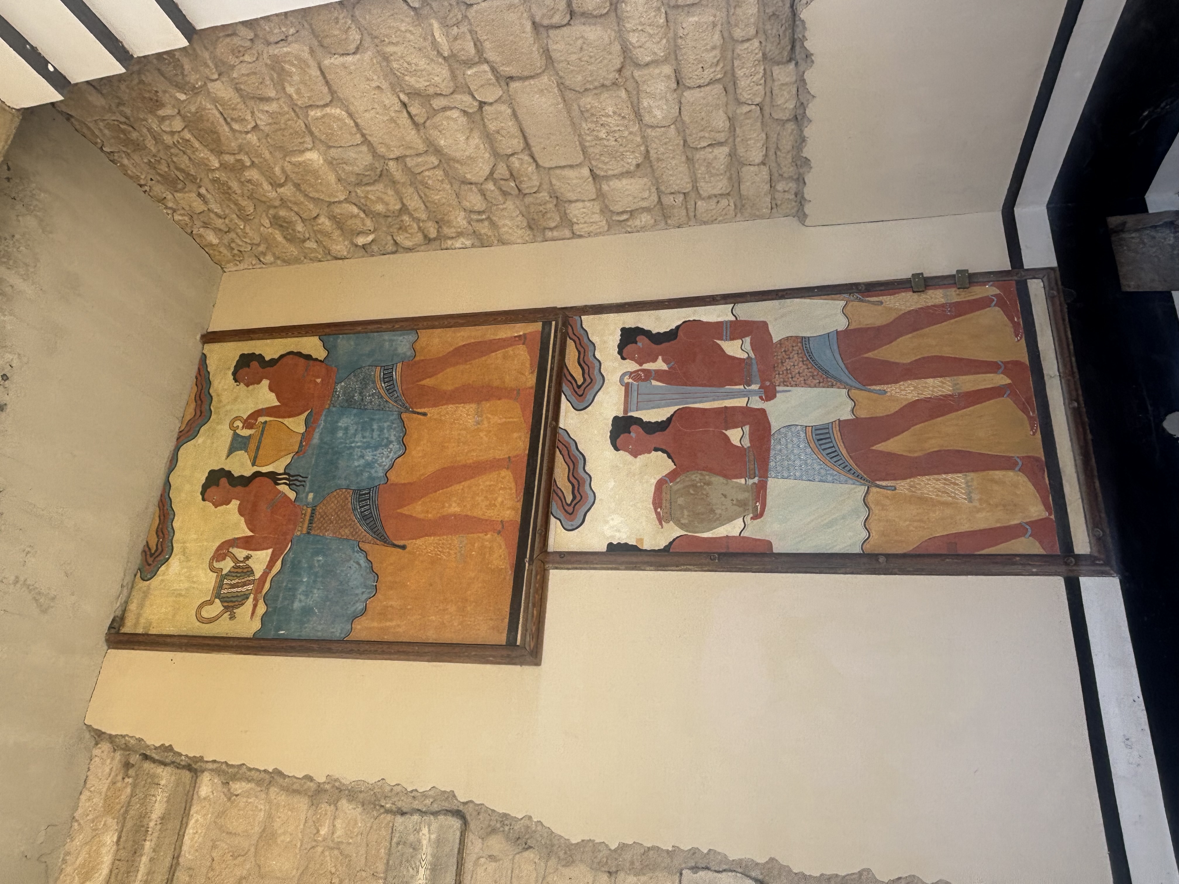 We were really impressed by the frescos and the view they provided into Minoan life