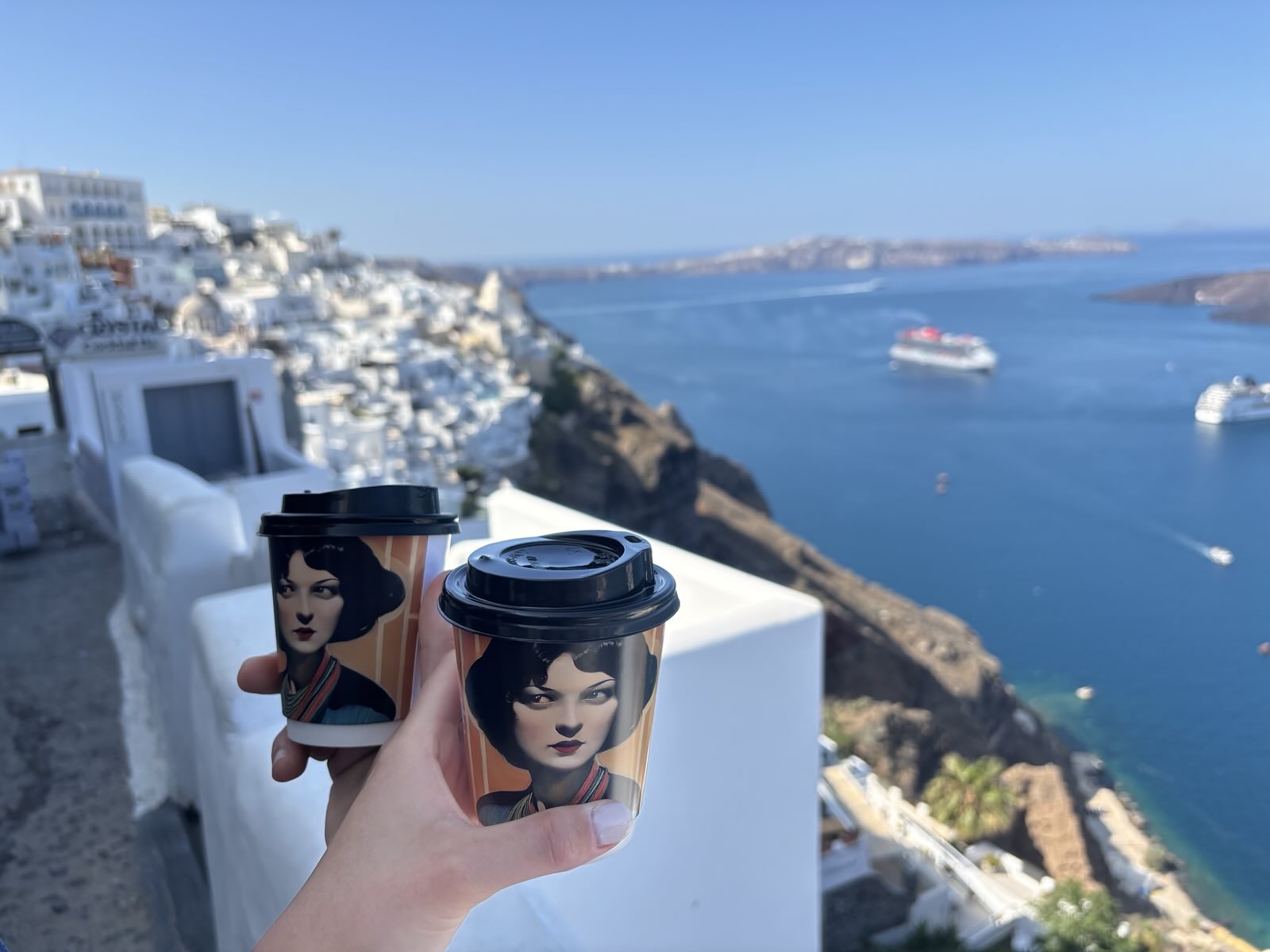 A more beautiful view for our morning coffee.